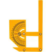 Пластиковый угломер-квадрант 180 гр. 90-155мм FIT DIY 19301