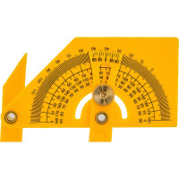 Пластиковый угломер-квадрант 180 гр. 90-155мм FIT DIY 19301