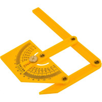 Пластиковый угломер-квадрант 180 гр. 90-155мм FIT DIY 19301