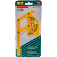 Пластиковый угломер-квадрант 180 гр. 90-155мм FIT DIY 19301