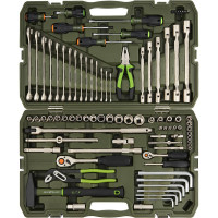 Набор головок Дело Техники двенадцатигранных 1/4", 1/2" с инструментом, 89 предметов 622789