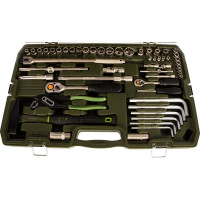 Набор головок Дело Техники двенадцатигранных 1/4", 1/2" с инструментом, 89 предметов 622789