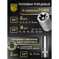 Универсальный набор инструментов 128 предметов Berger BG BG128-1214