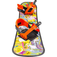 Пластиковый сноуборд с креплениями Цикл 4607156362158