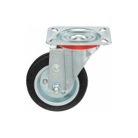 Колесо с вращающейся опорой и пластиной крепления (100 мм; 80 кг) Tellure rota 535102