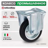 Колесо со стационарной опорой (100 мм; 80 кг) Tellure rota 535902