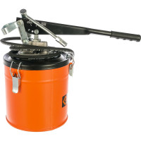 Ручной нагнетатель смазки Groz VGP-6A GR44280 275 атм., емкость 6кг переносной, 4-9гр/ход