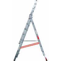 Трехсекционная лестница Новая Высота Проф 3x8 604308