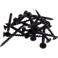 Саморезы ХВАТ черные, по гипроку к дереву 3,5x51, 250 шт 22051-4