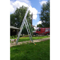 Трехсекционная лестница Эйфель ТЛ 3х10 Ювелир