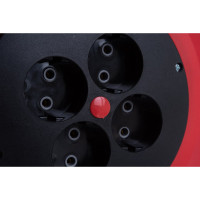 Силовой удлинитель на катушке К4-О-25 25м 4 розетки LUX 4606400417637