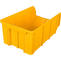 Пластиковый ящик Стелла-техник 342х207x143мм, 9,4 литра, V-3-желтый