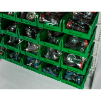 Пластиковый ящик Стелла-техник 342х207x143мм, 9,4 литра, V-3-зеленый