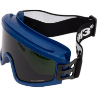 Защитные закрытые очки РОСОМЗ ЗН11 PANORAMA StrongGlassтм 5 PC 21134 с непрямой вентиляцией