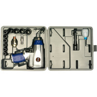 Пневматический ударный гайковерт Sumake ST-M1001K и набор ударных головок 8095030