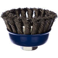 Кордщетка чашеобразная витая (75 мм; М14) ПРАКТИКА 032-461