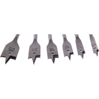 Набор сверл перовых по дереву (6 шт; 10/12/16/18/20/25) ПРАКТИКА 774-368