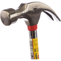 Плотничий молоток TOPEX с металлической рукояткой, 450 г 02A706