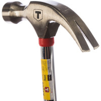 Плотничий молоток TOPEX с металлической рукояткой, 450 г 02A706