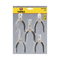 Набор прецизионного шарнирно-губцевого инструмента TOPEX 5 шт. 32D755