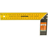 Столярный металлический угольник желтый, 250 мм SANTOOL 050401-250