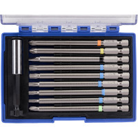 Набор бит (10 шт; PH; PZ; SL; T/Torx; TW; 100 мм) ПРАКТИКА 777-505