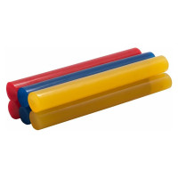 Клей для клеевого пистолета цветной (6 шт; 11х100 мм; 3 цвета) ПРАКТИКА 641-688