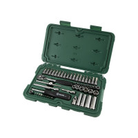 Набор метрических торцевых головок под вороток SATA 1/4 дюйма 52 шт 09002