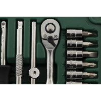 Набор метрических торцевых головок под вороток SATA 1/4 дюйма 52 шт 09002