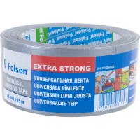 Универсальная тканевая влагоустойчивая лента Folsen 48ммx25м серая 240мк 051064825