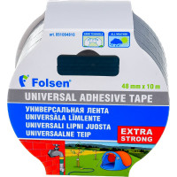 Универсальная тканевая влагоустойчивая лента Folsen 48ммx10м серая 240мк 051064810