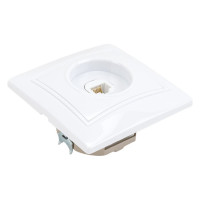 Компьтерная розетка, белая UNIVersal Севиль C0051