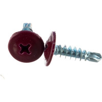 Саморез ПШC КРЕП-КОМП сверло 4,2х16 RAL3005 1000шт пшс163005