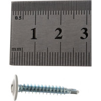 Саморез ПШC КРЕП-КОМП сверло 4,2х25 RAL7004 500шт пшс257004