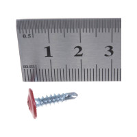 Саморез ПШC КРЕП-КОМП сверло 4,2х16 RAL3003 1 000шт пшс163003