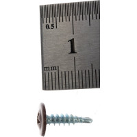 Саморез ПШC КРЕП-КОМП сверло 4,2х16 RAL8017 1000шт пшс168017