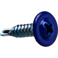 Саморез ПШC КРЕП-КОМП сверло 4,2х19 RAL5002 1000шт пшс195002