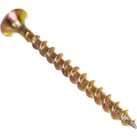 Саморез КРЕП-КОМП желтый цинк POZY 3,5х45 500шт жд3545ф