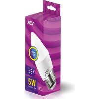 Светодиодная лампа LED С37 E27 5Вт 2700K REV FROST 32273 3