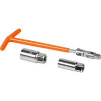 Свечной ключ Airline Т-образный 25см с головками 16мм и 21мм AK-S-01