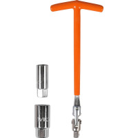 Свечной ключ Airline Т-образный 25см с головками 16мм и 21мм AK-S-01