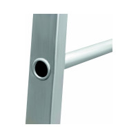 Профессиональная стремянка Новая Высота 8 ступеней с шириной 130 мм, 2К башмаки, Max нагр. 250 кг, 5110108