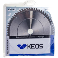 Диск пильный по дереву (254x30 мм; z60) для циркулярных и торцовочных пил KEOS WB254.60