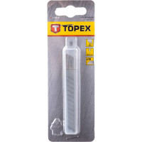 Лезвия отламывающиеся сменные 9 мм 10 шт. TOPEX 17B349