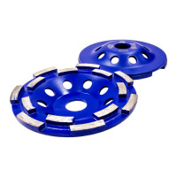 Чашка алмазная двухрядная Professional (125х22.2 мм) для УШМ KEOS CDR125PRO