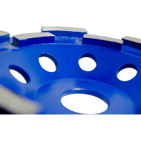 Чашка алмазная двухрядная Professional (125х22.2 мм) для УШМ KEOS CDR125PRO