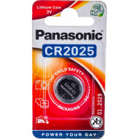 Дисковая литиевая батарейка CR2025 3В бл/1 Panasonic 5019068085121