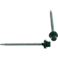 Кровельный саморез Kenner 4,8х70 RAL6005 тёмно-зелёный 100шт ск706005ф