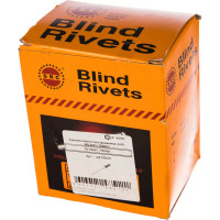 Крашенная заклепка Kenner алюм/сталь 4х10 RAL5021 1000шт зк4105021