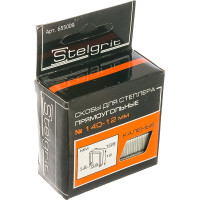 Cкоба каленая (1000 шт; 12x1.2 мм; Тип 140) для мебельного степлера Stelgrit 655009